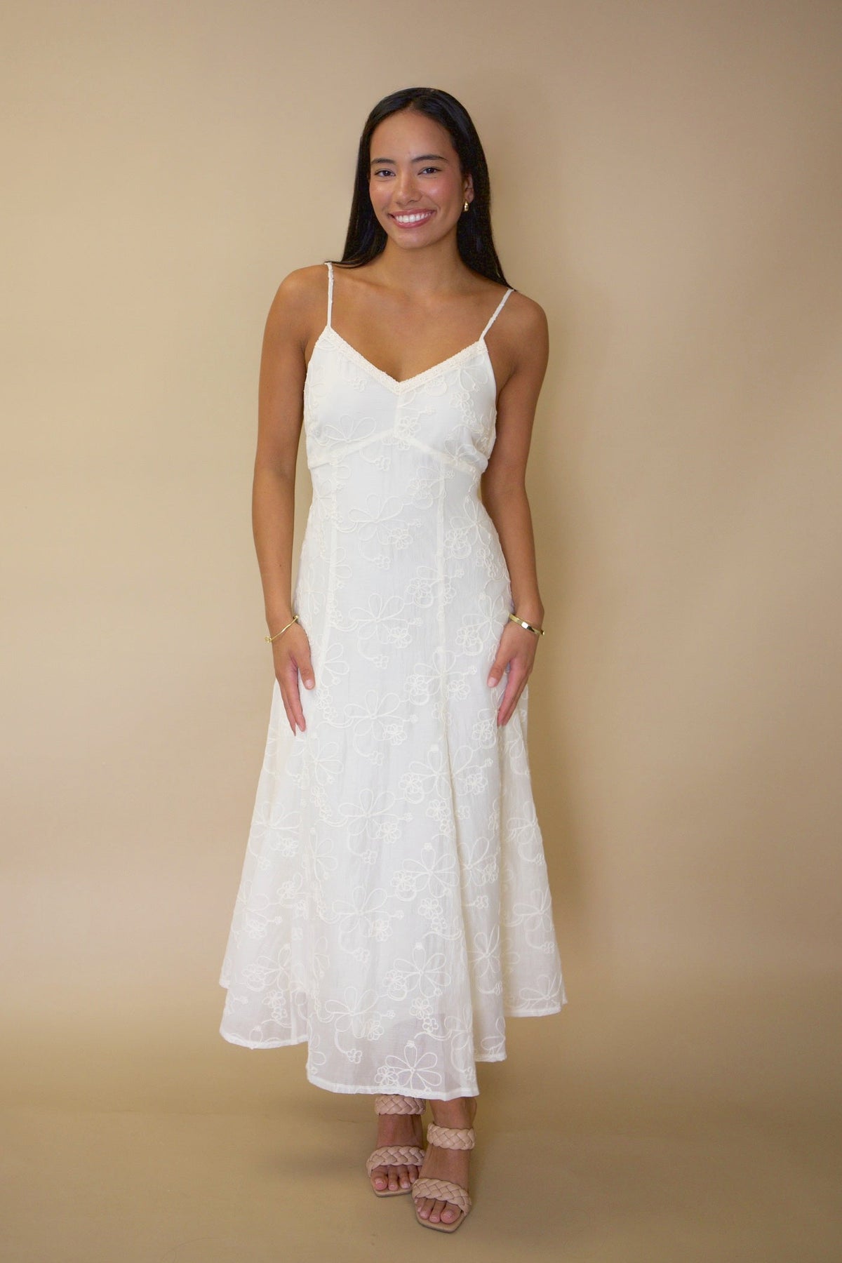 Daisy Embroidered Midi Dress harlow & poppy Daisy Embroidered Midi Dress harlow & poppy