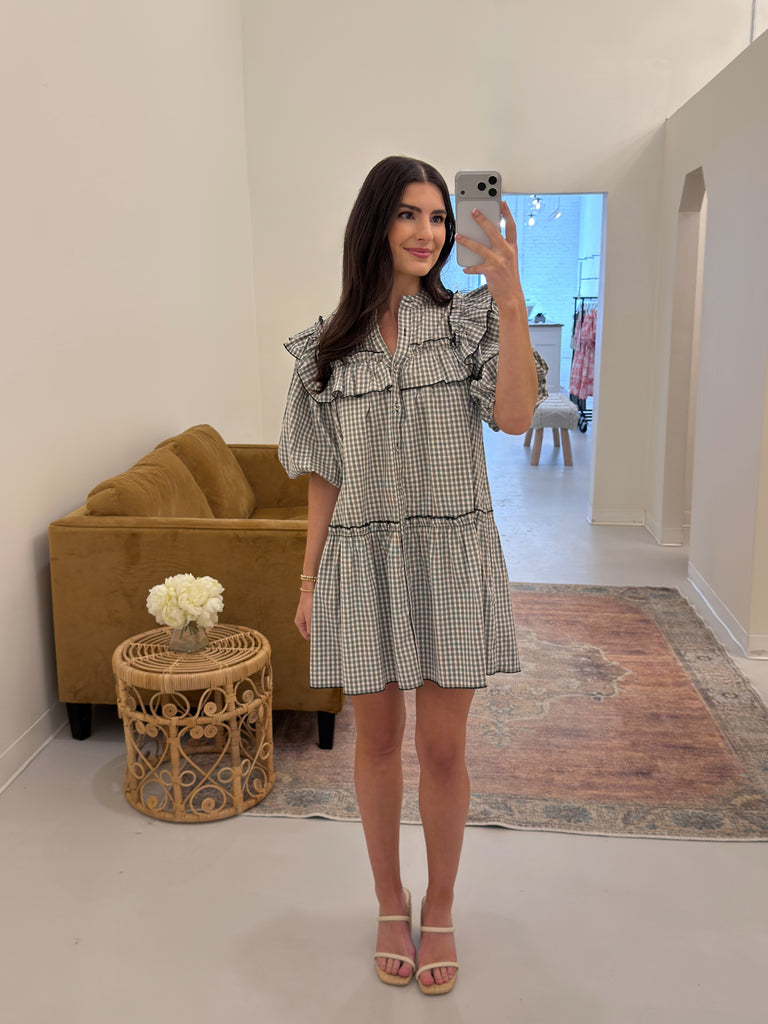 green emerald velvet dress Kitri Women's Harlow Mini Dress  Saint Bernard